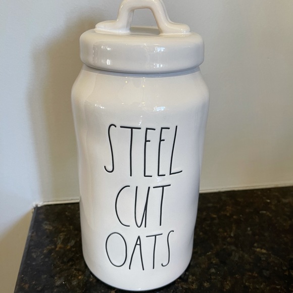 Rae Dunn - STEEL CUT OATS - canister - Picture 1 of 1